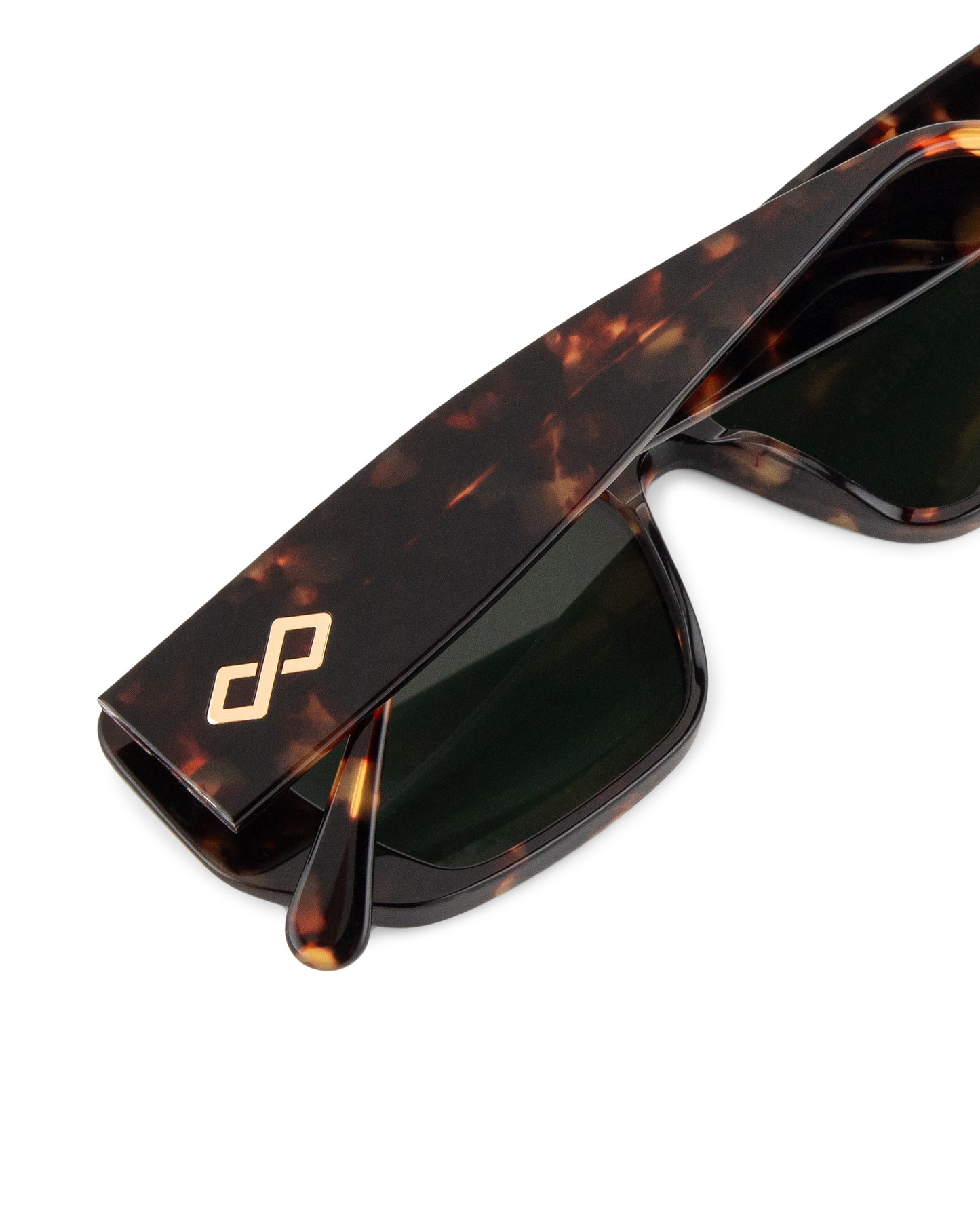 Frankie - Green on Tortoise Sunglasses