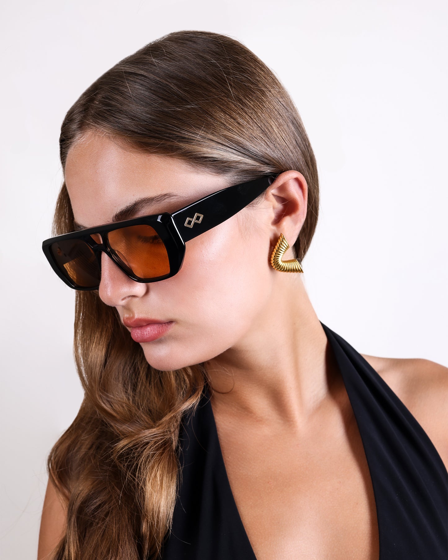Frankie - Orange Sunglasses