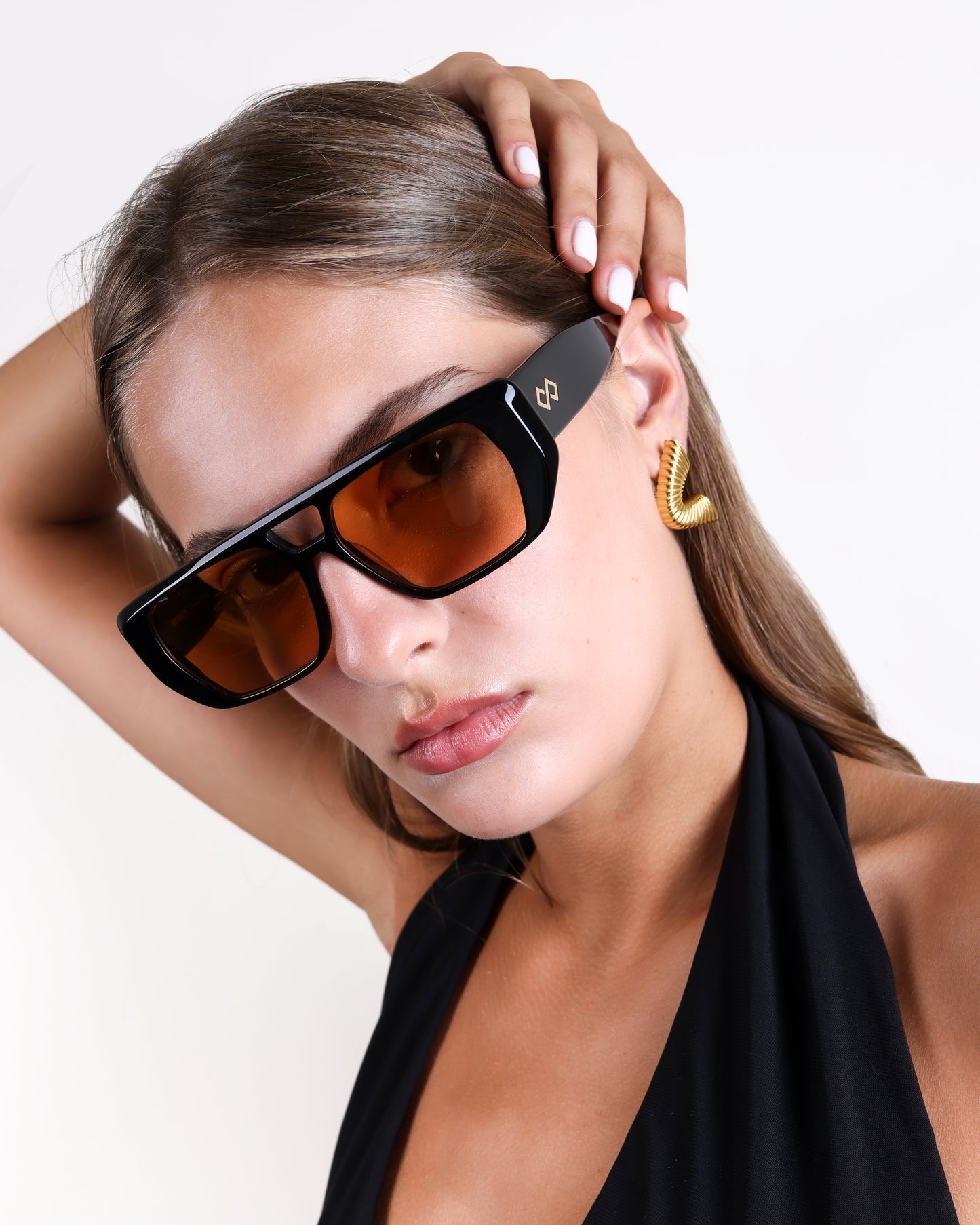 Frankie - Orange Sunglasses