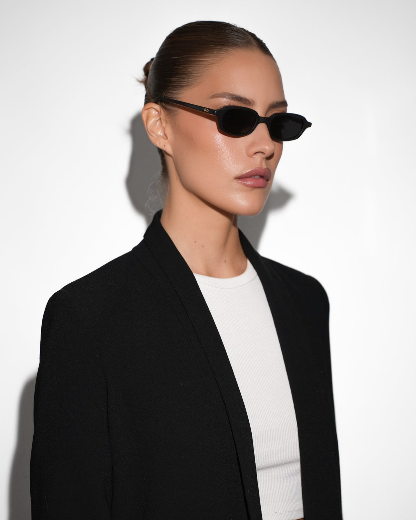Carolyn Black Matte Sunglasses