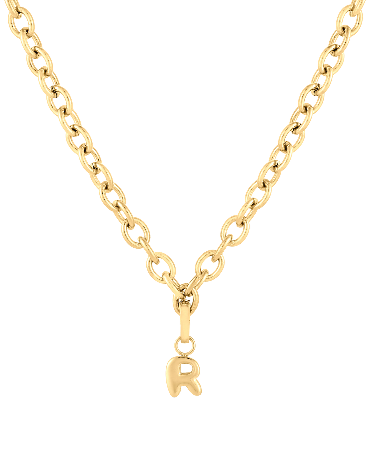 Letter R - Gold Charm - Image 5