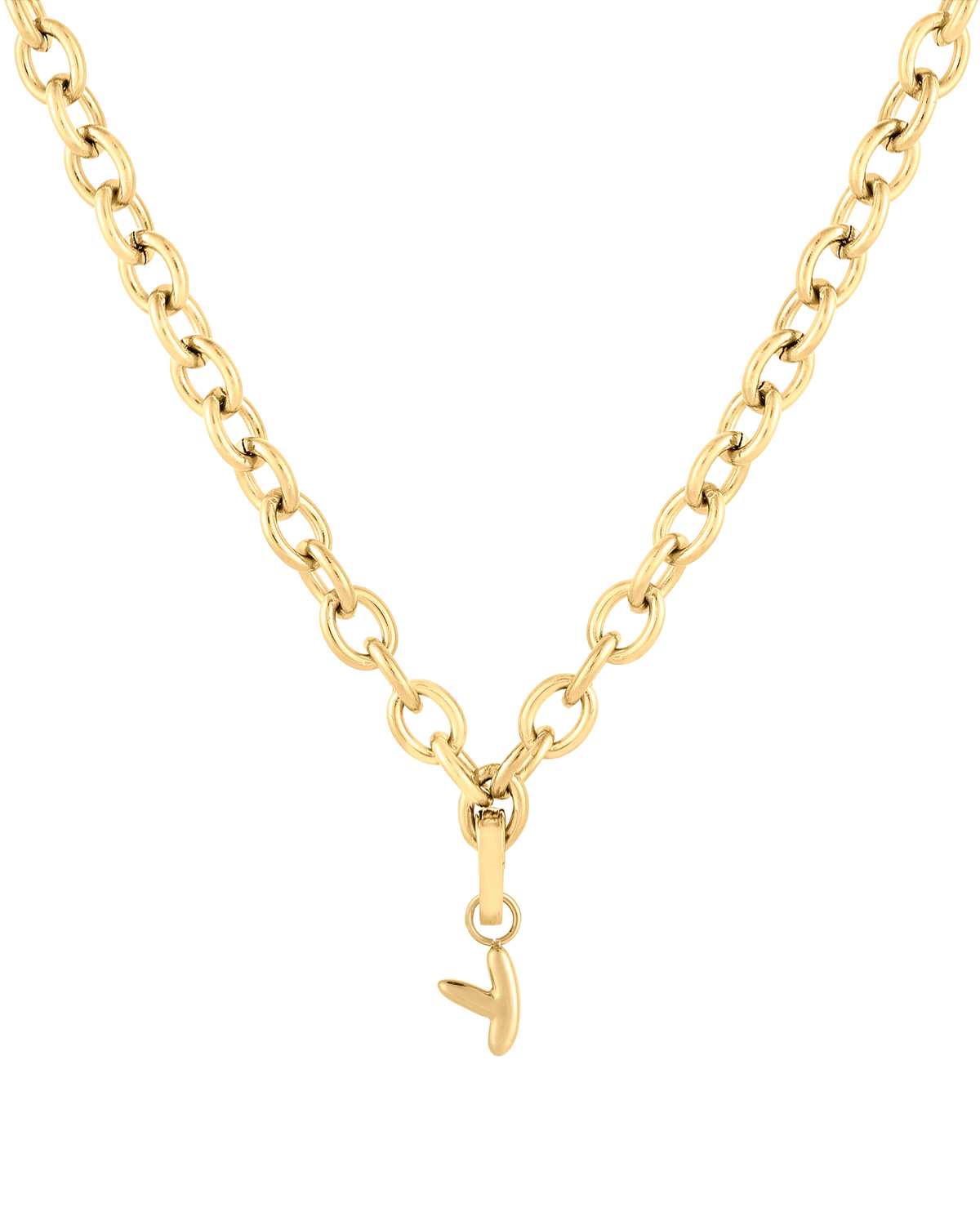 Love Letter Charm Y - ذهبي - Image 5