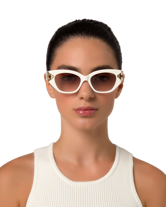 Lily - Cream Sunglasses
