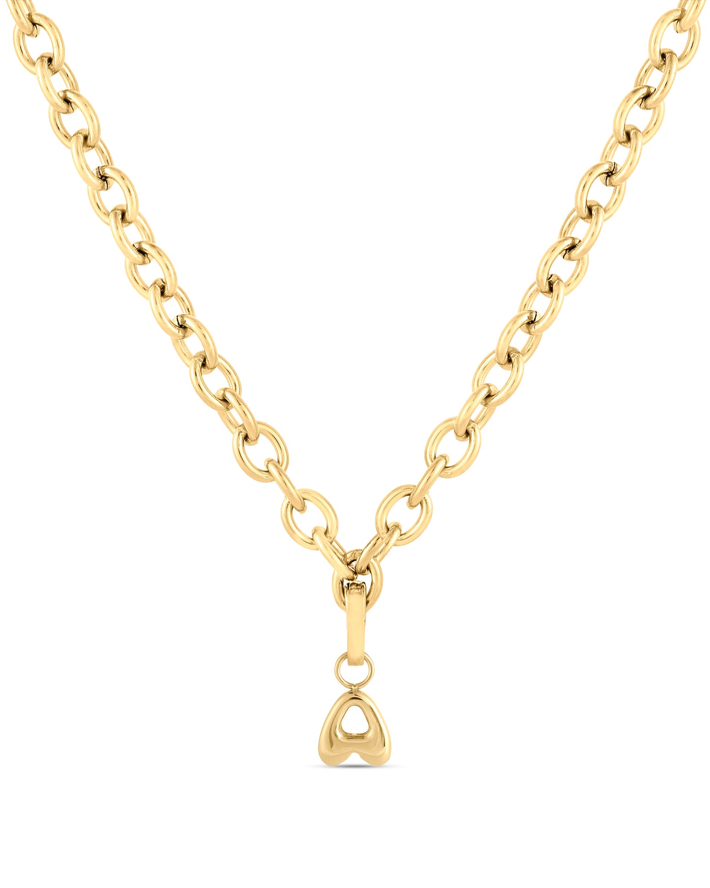 Love Letter Charm A - Gold