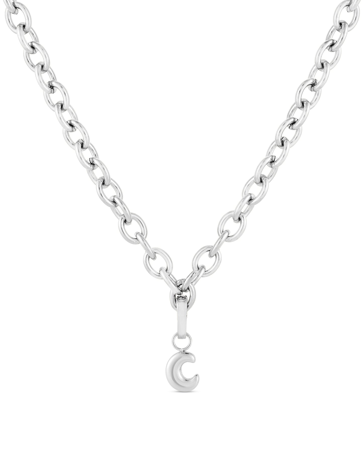 Love Letter Charm C - Silver