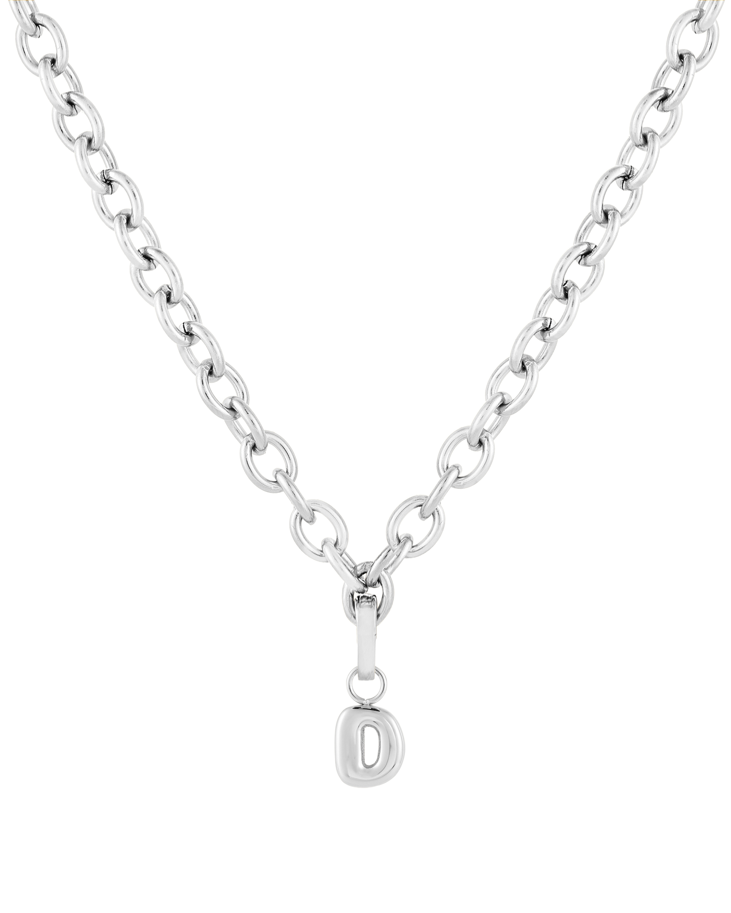 Love Letter Charm D - Silver