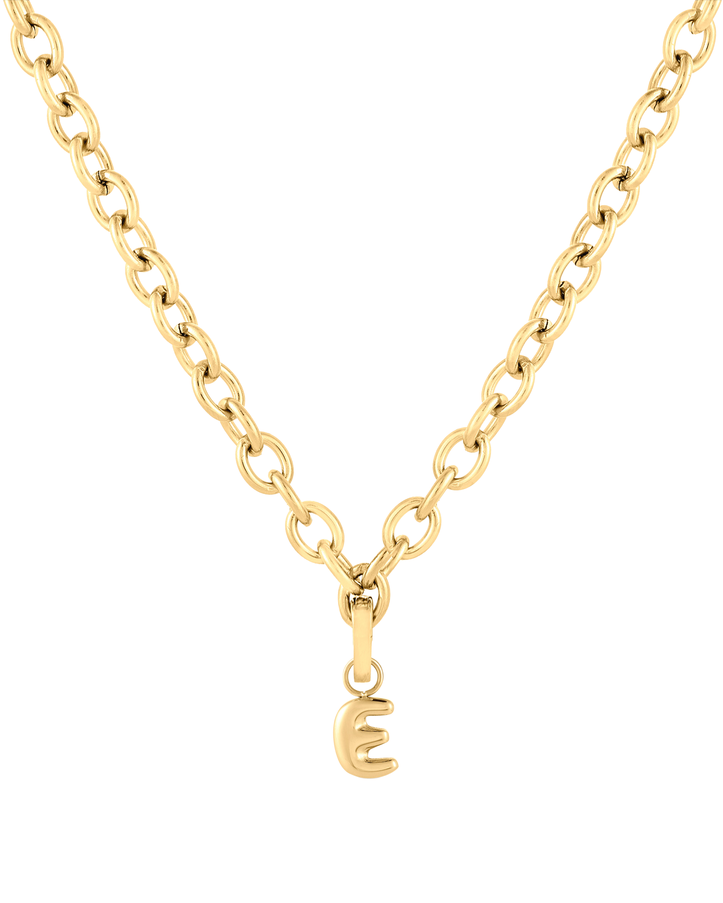 Love Letter Charm E - Gold