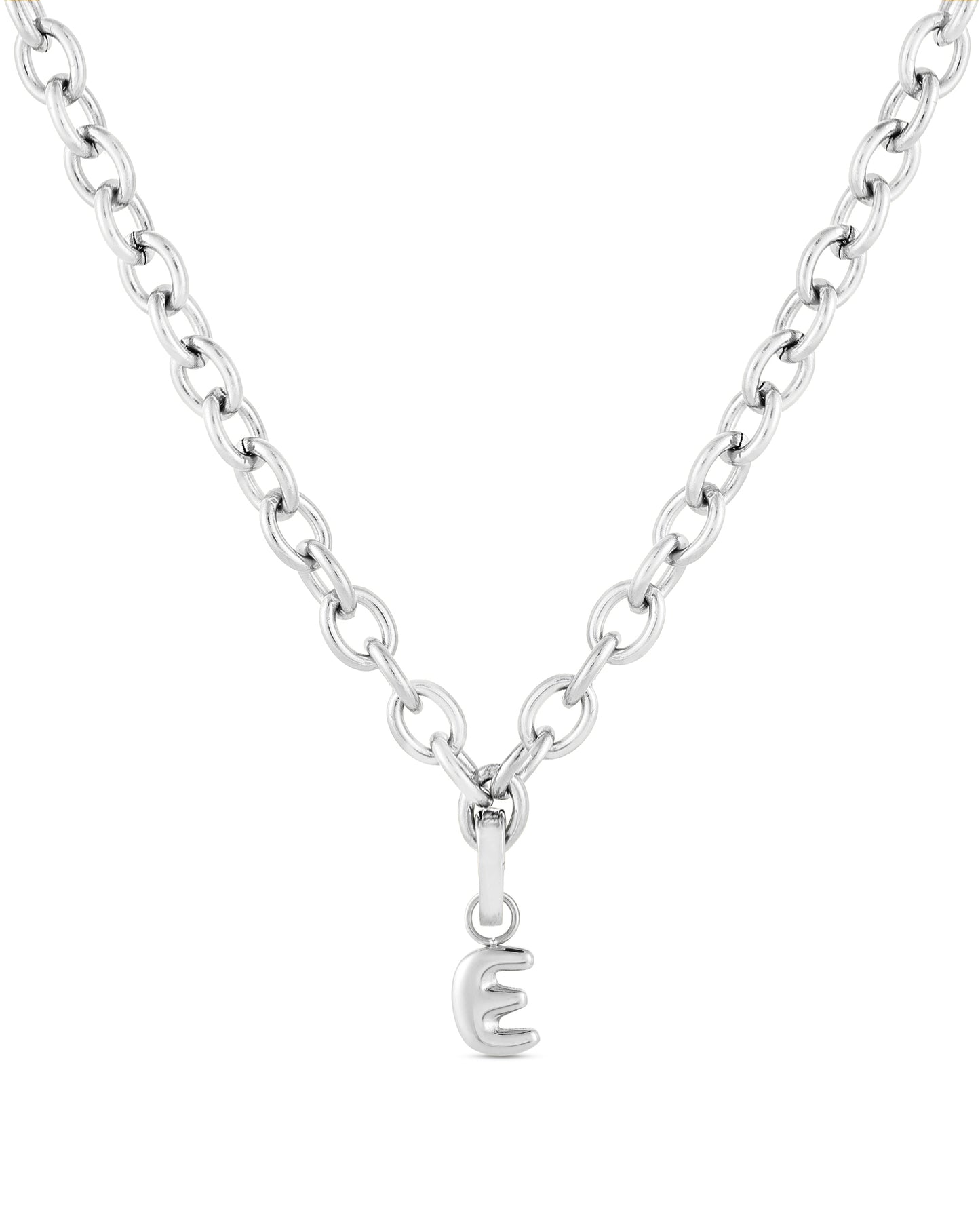 Love Letter Charm E - Silver