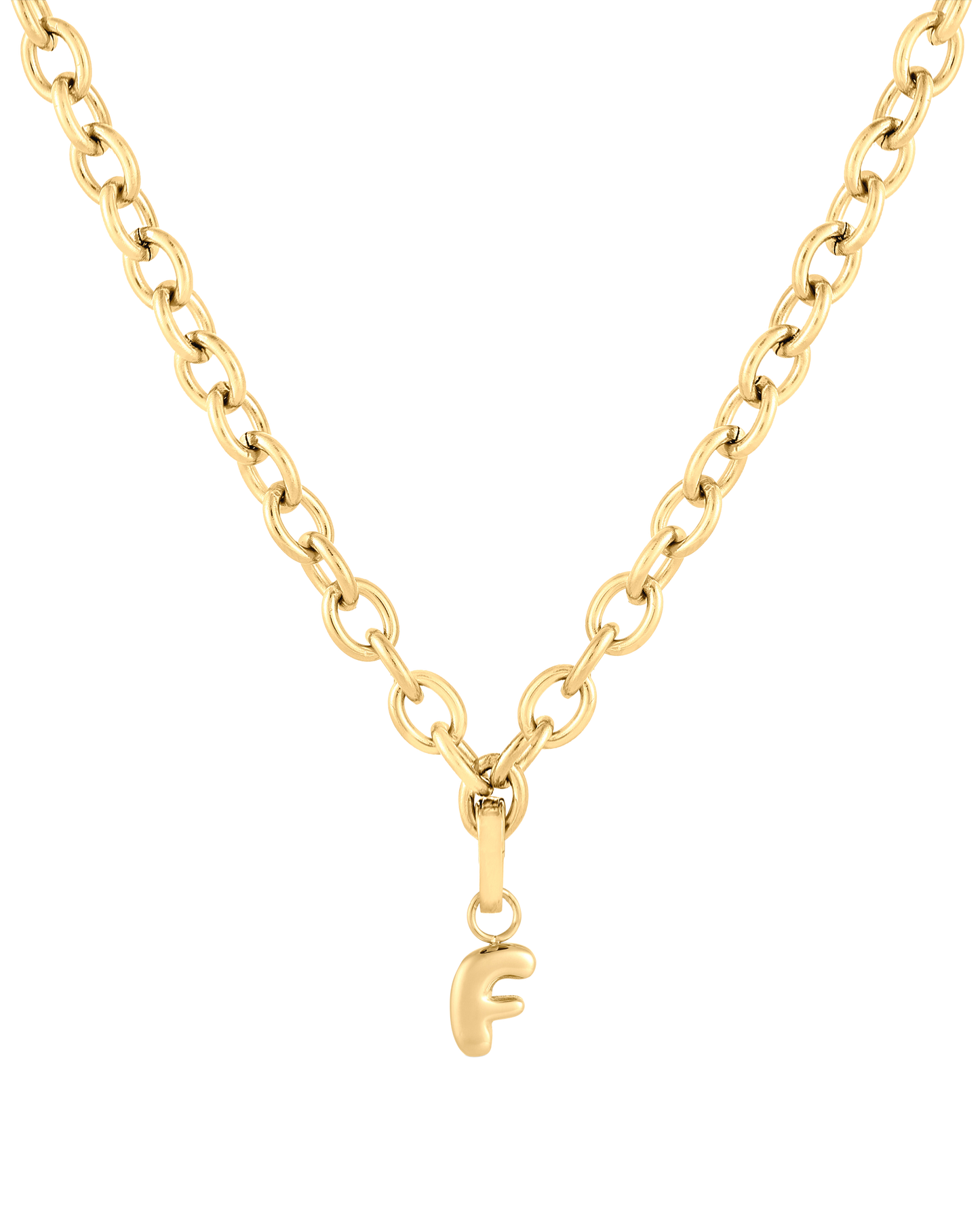 Love Letter Charm F - Gold