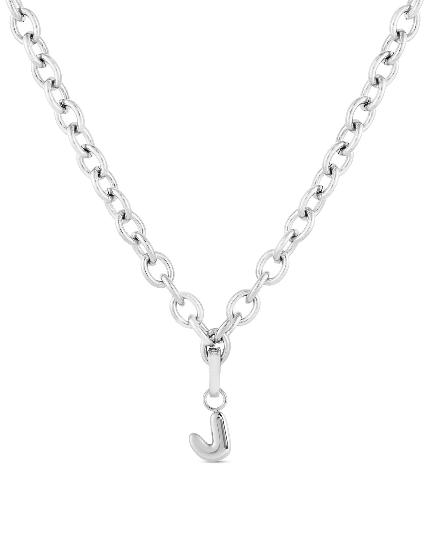 Love Letter Charm J - Silver