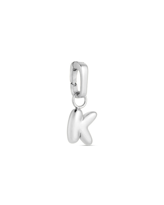 Love Letter Charm K - Silver