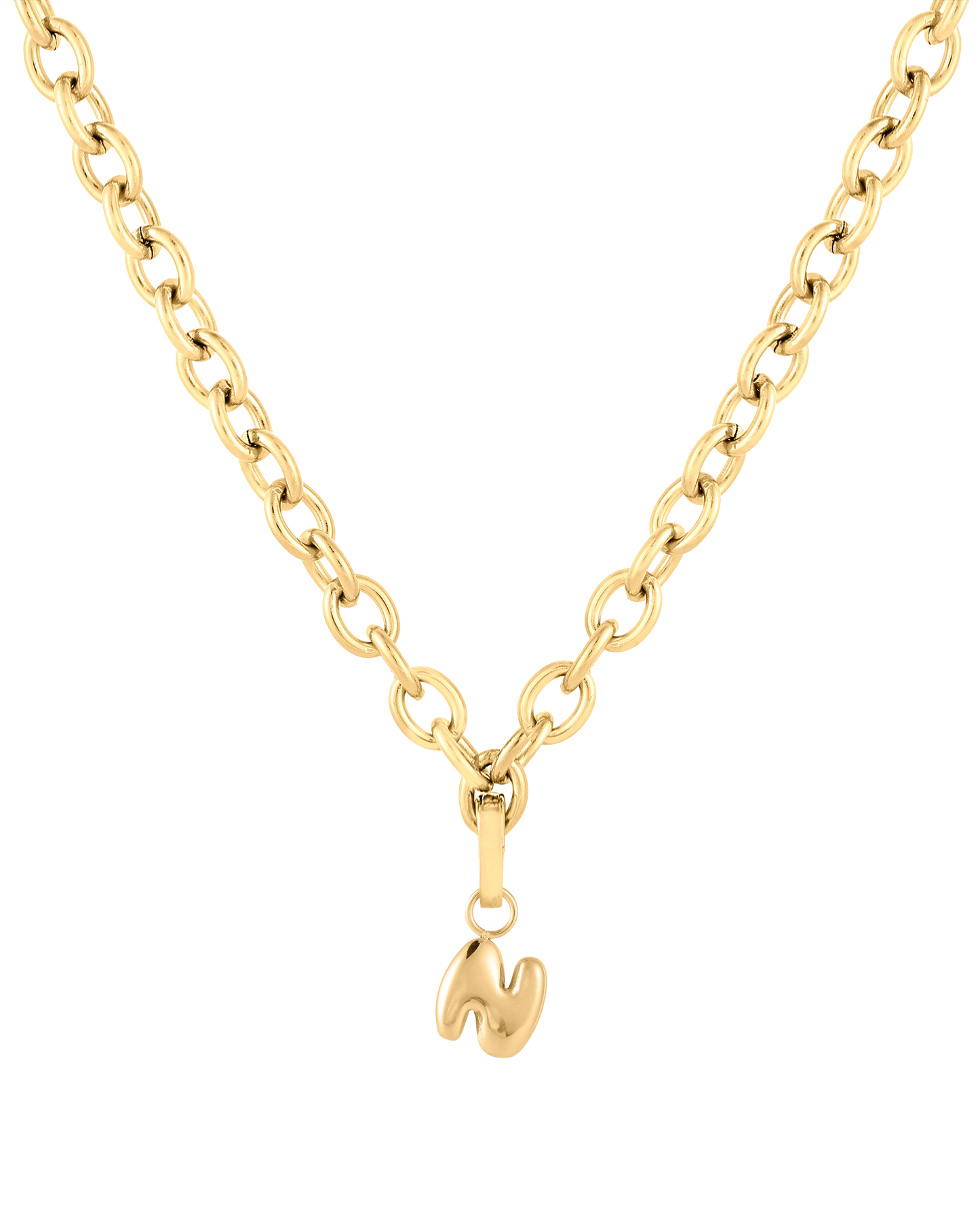 Love Letter Charm N - Gold