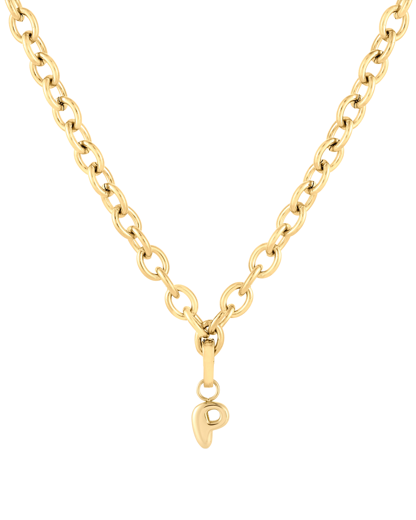 Love Letter Charm P - Gold