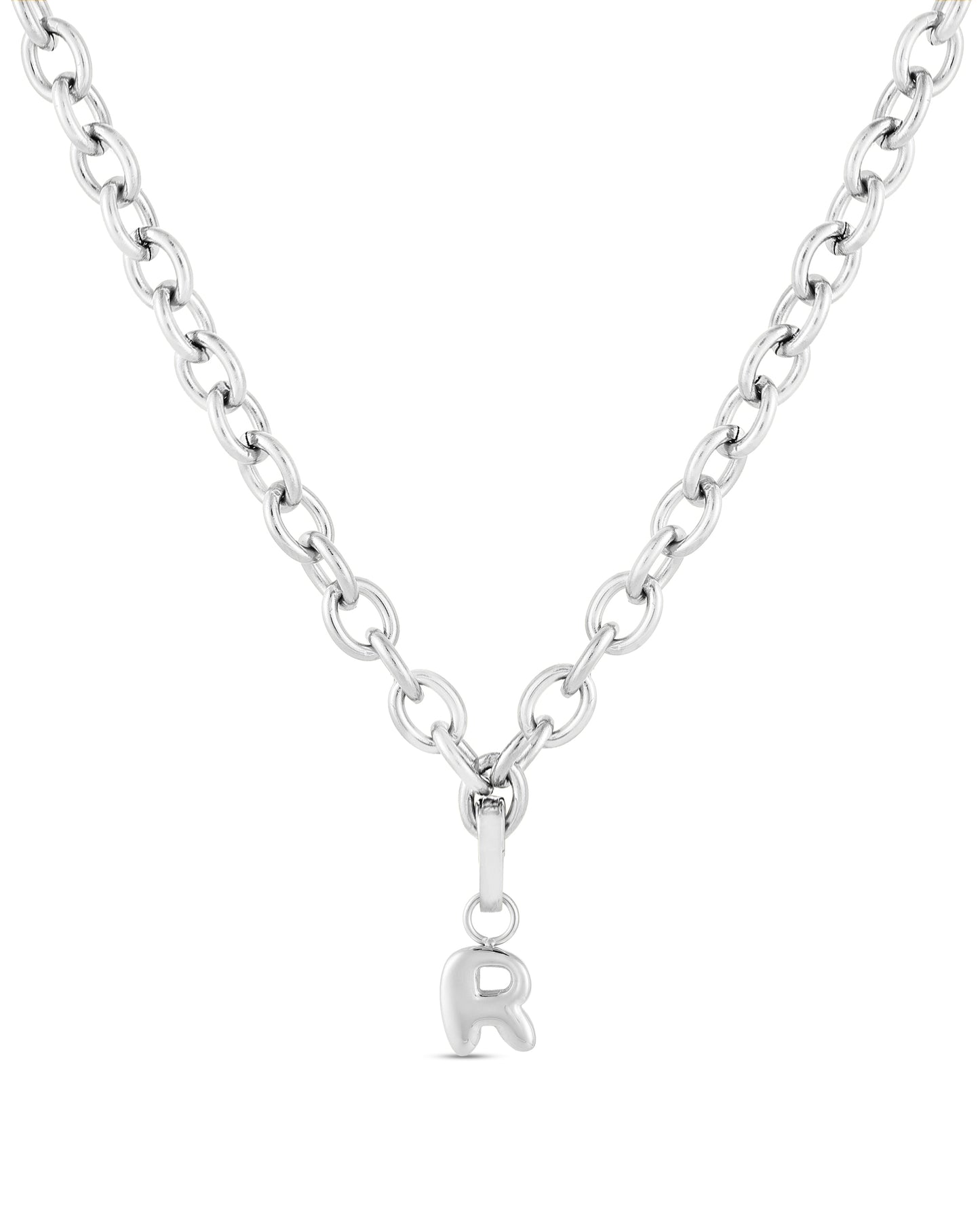 Love Letter Charm R - Silver