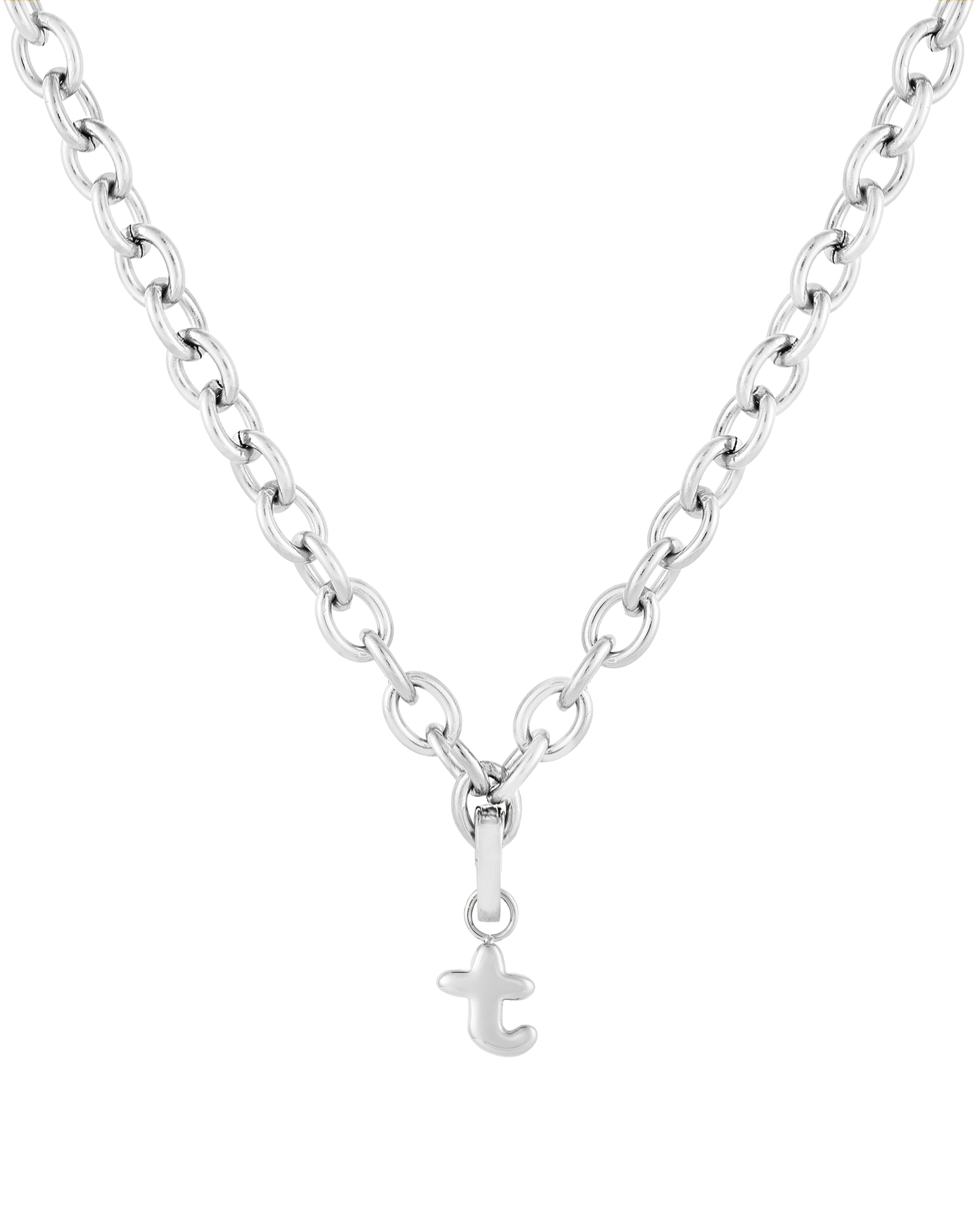 Love Letter Charm T - Silver