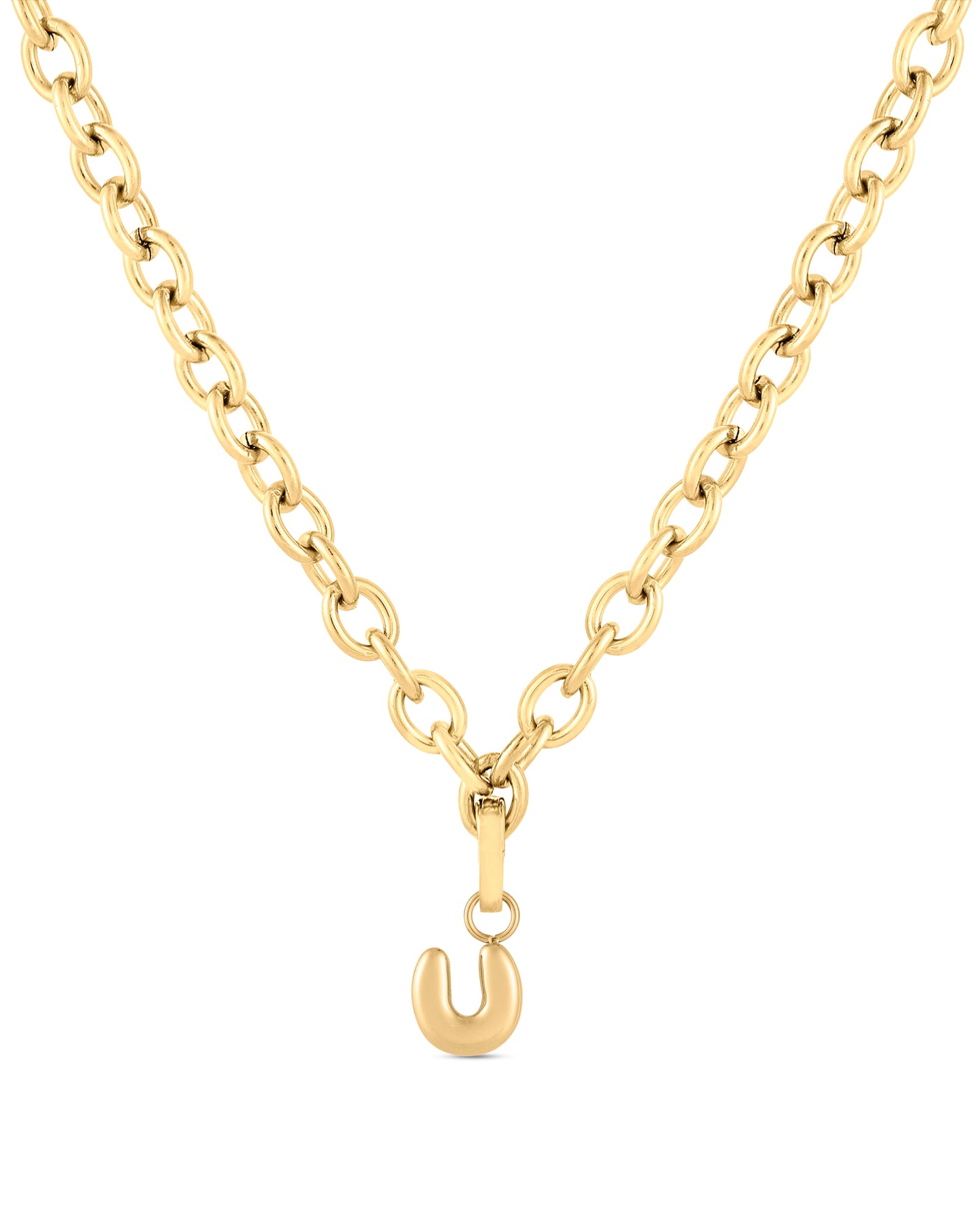 Love Letter Charm U - Gold