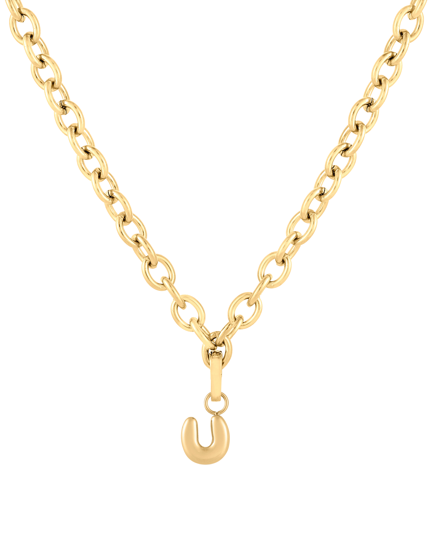 Love Letter Charm U - Gold
