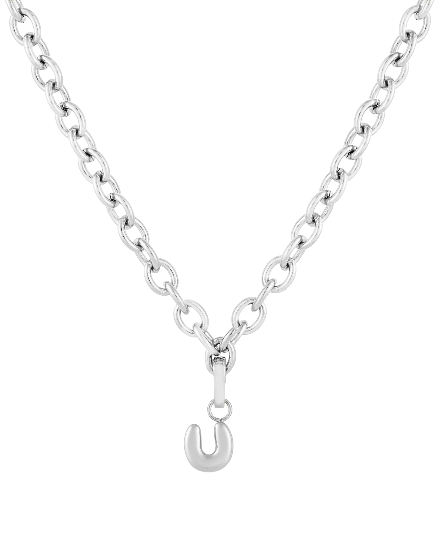 Love Letter Charm U - Silver