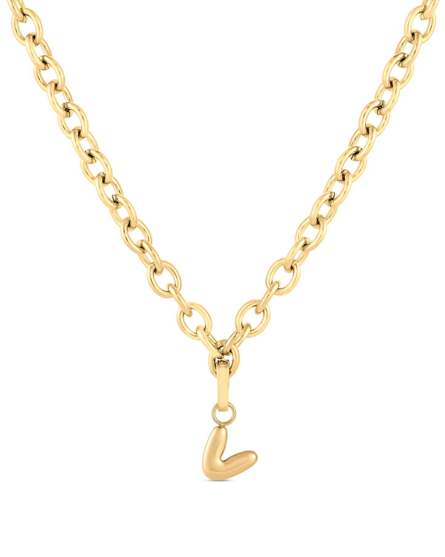 Love Letter Charm V - Gold