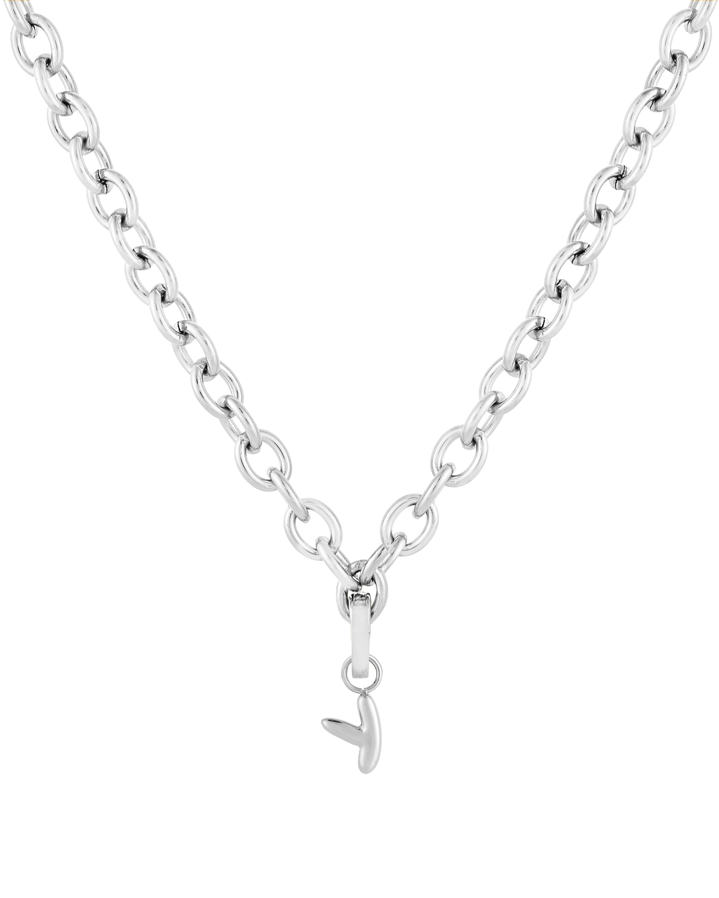 Love Letter Charm Y - Silver