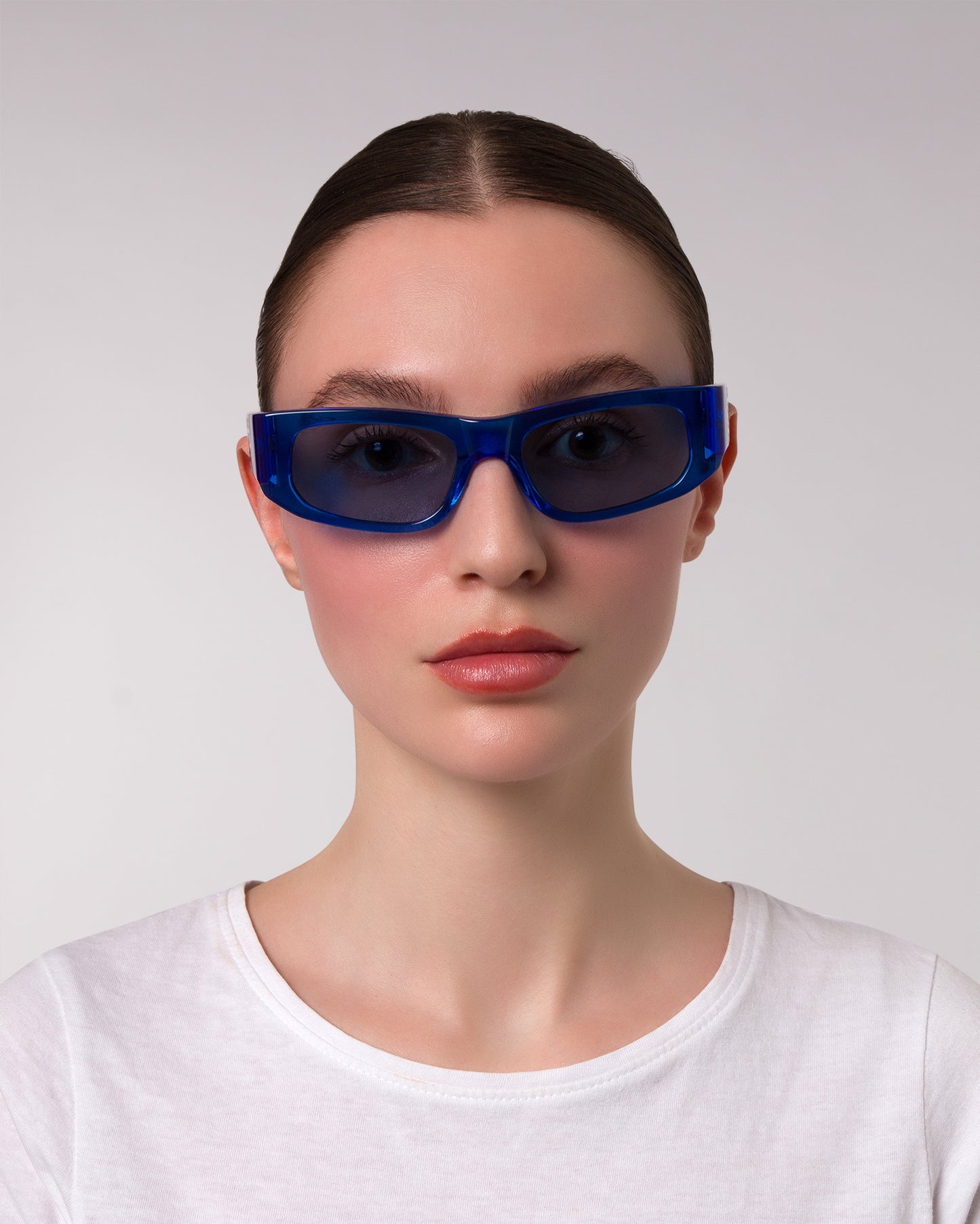 Luna - Electric Blue - Sunglasses - KAREN WAZEN