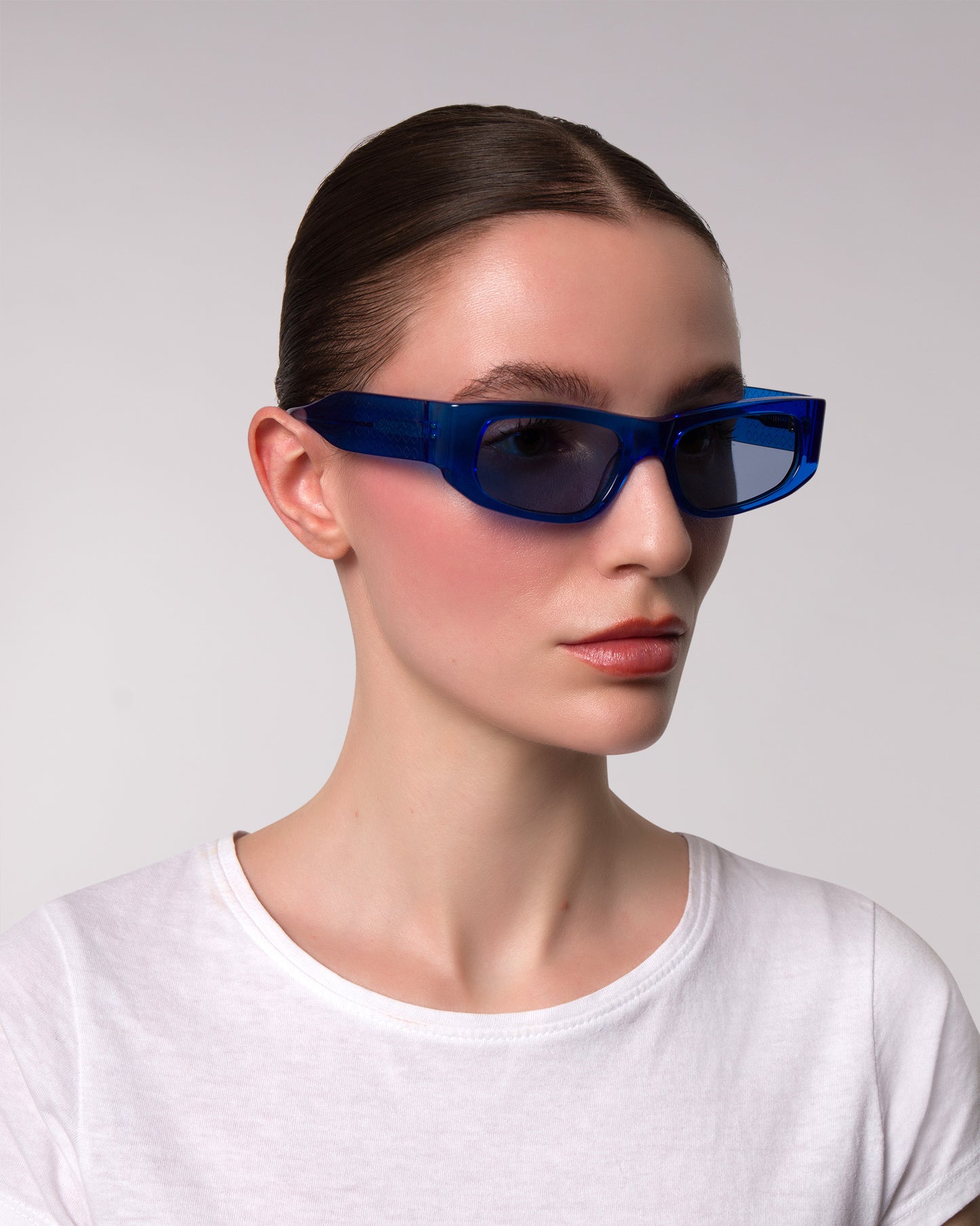 Luna - Electric Blue - Sunglasses - KAREN WAZEN