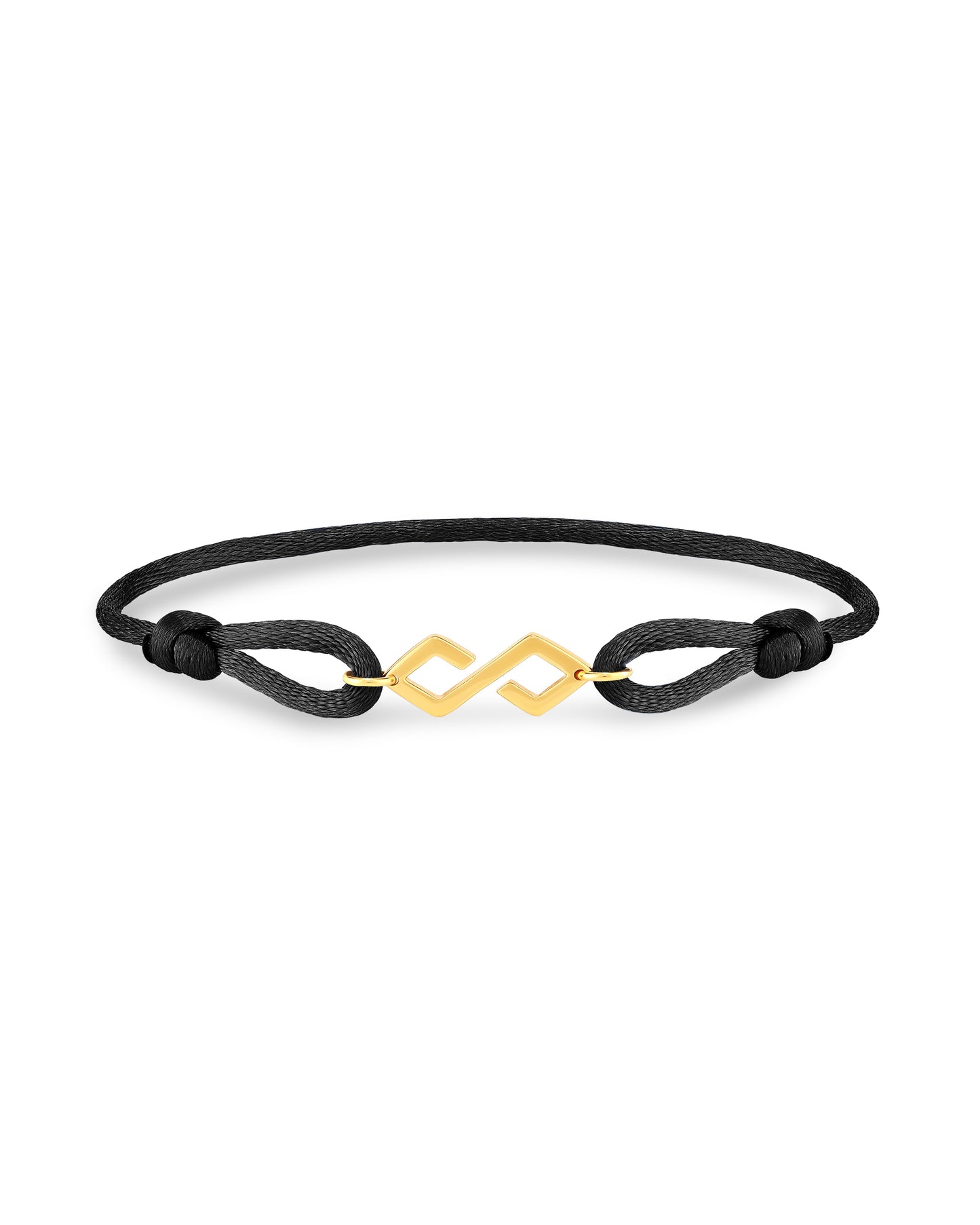 Bond Bracelet Gold - Black - KAREN WAZEN