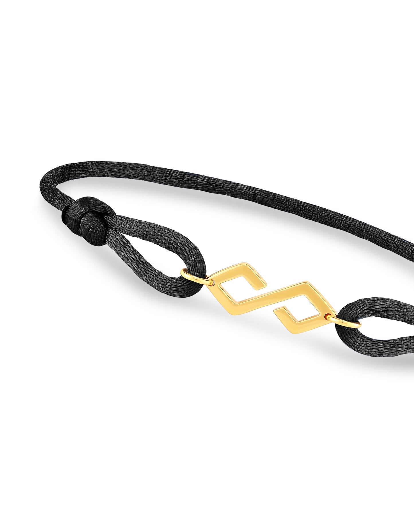 Bond Bracelet Gold - Black - KAREN WAZEN