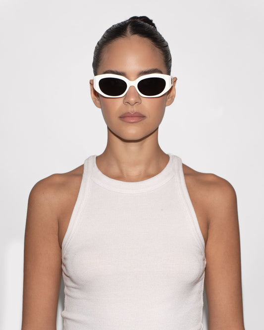 Best Sunglasses for Women – Blair Cream on Black, Available Online in USA, UK, Canada & UAE