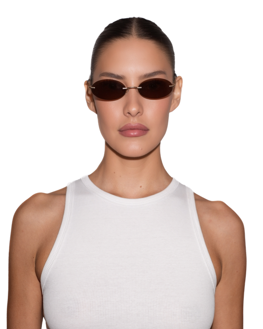Vicky - Brown Sunglasses