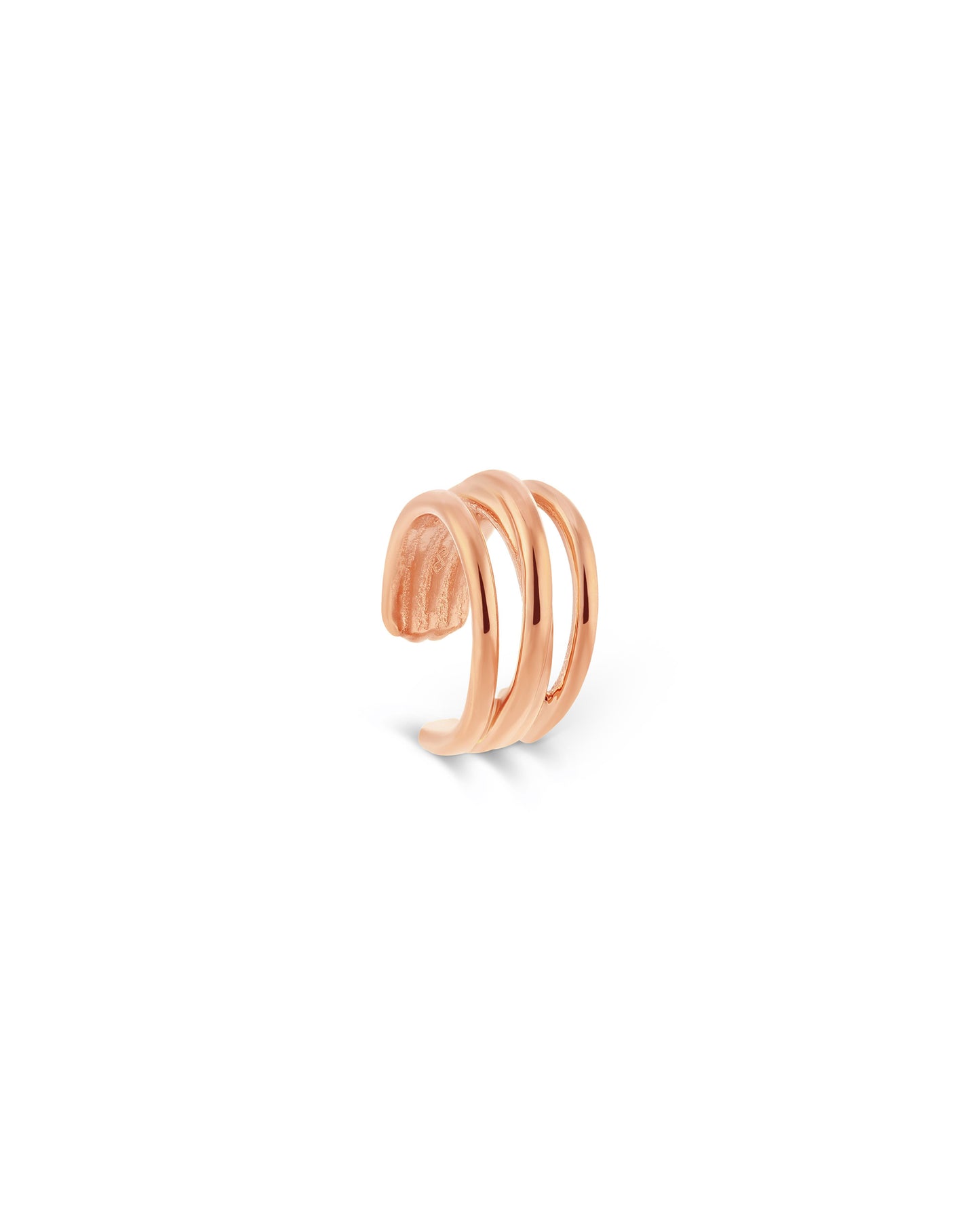 Muse Cuff Earrings - Rose Gold