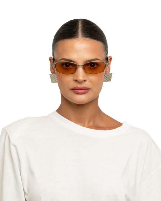Nat - Orange Sunglasses
