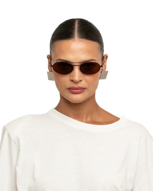 Noa - Amber Brown Sunglasses