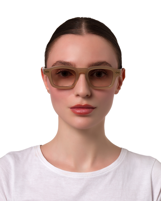 Nora - Cream Sunglasses