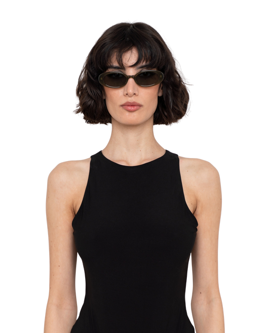 Olivia - Khaki Sunglasses