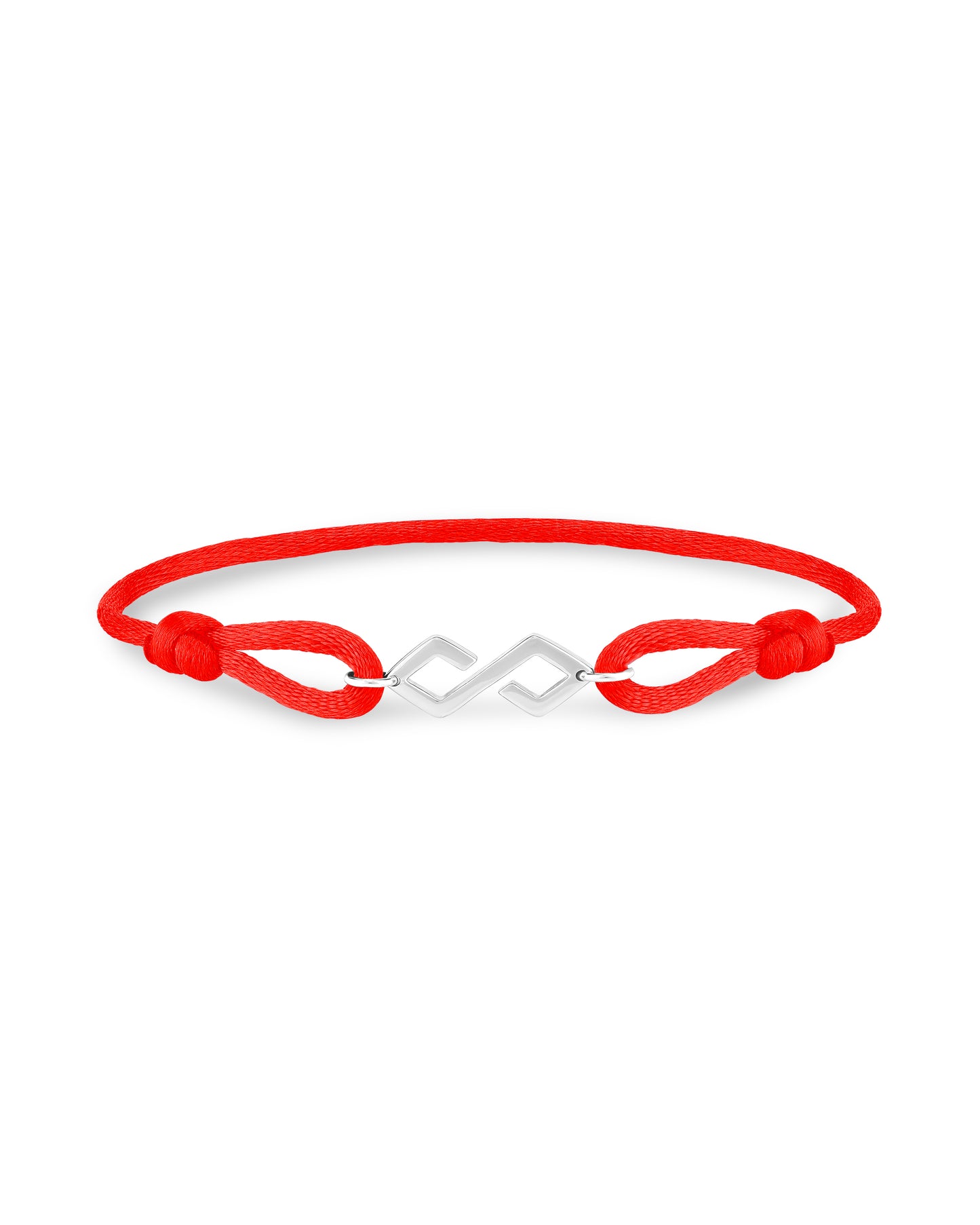 Bond Bracelet Silver - Red - KAREN WAZEN