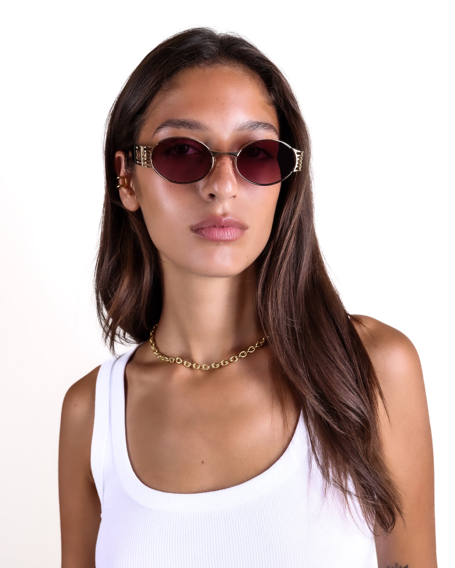 Pam - Plum Sunglasses