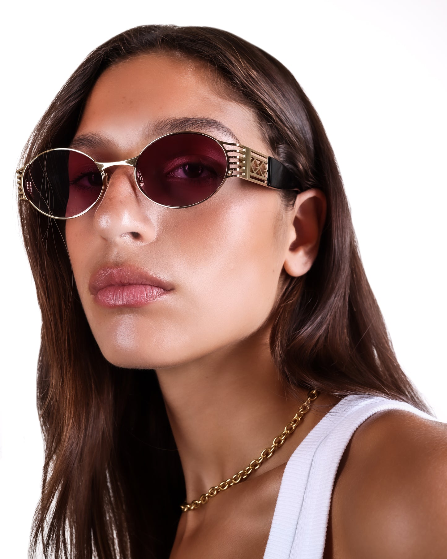 Pam - Plum Sunglasses