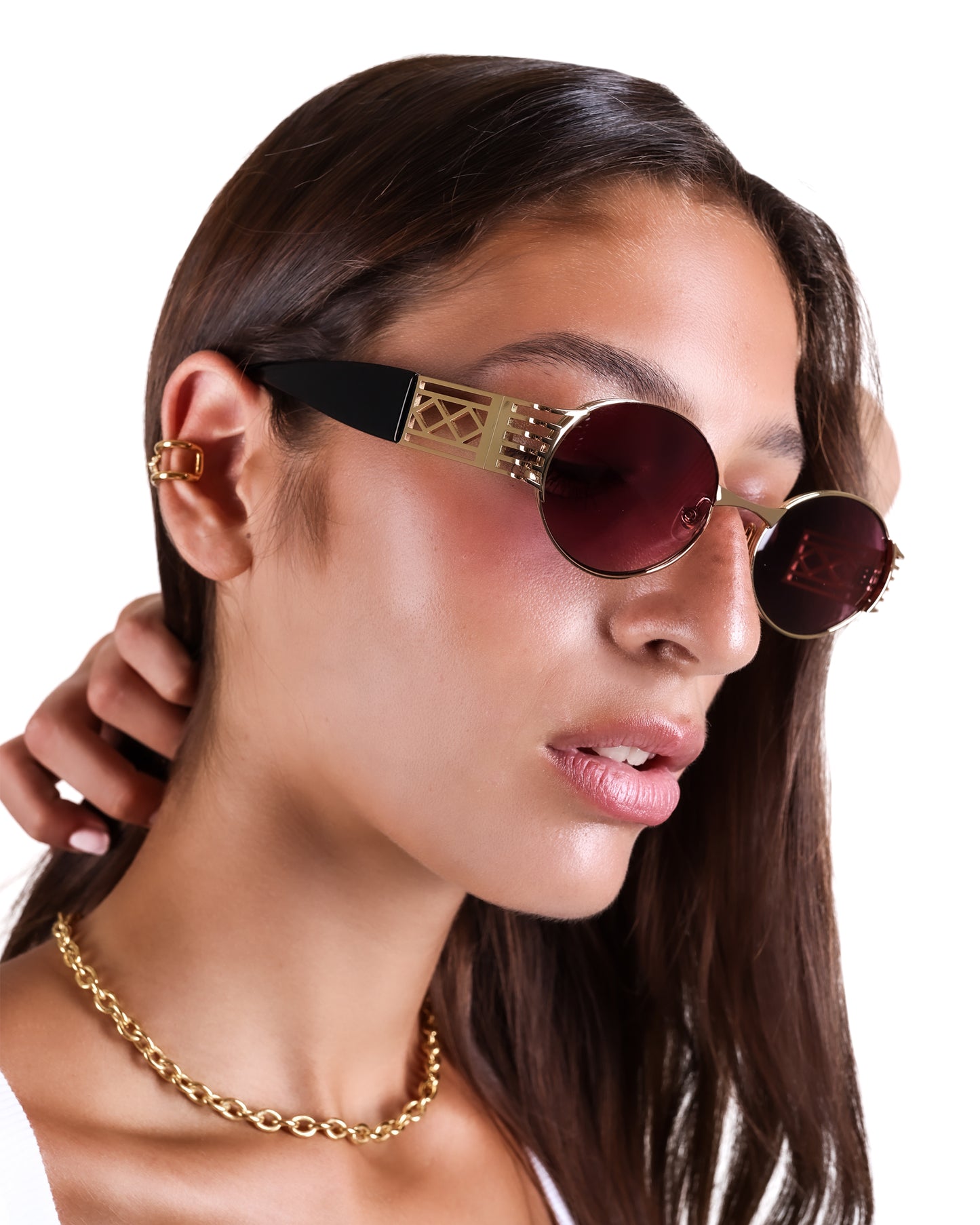 Pam - Plum Sunglasses