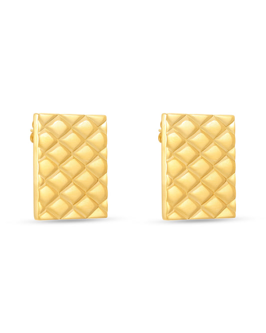 Signature (L) Earrings - Gold