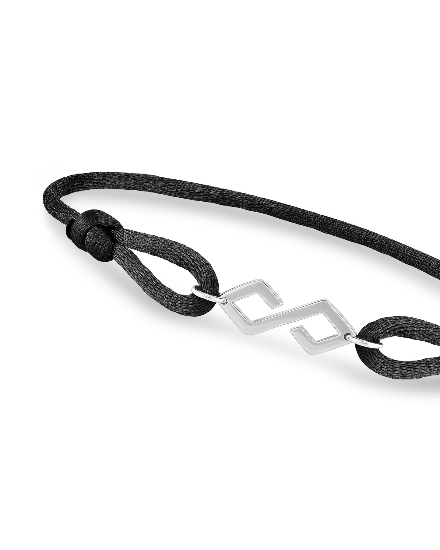Bond Bracelet Silver - Black - KAREN WAZEN