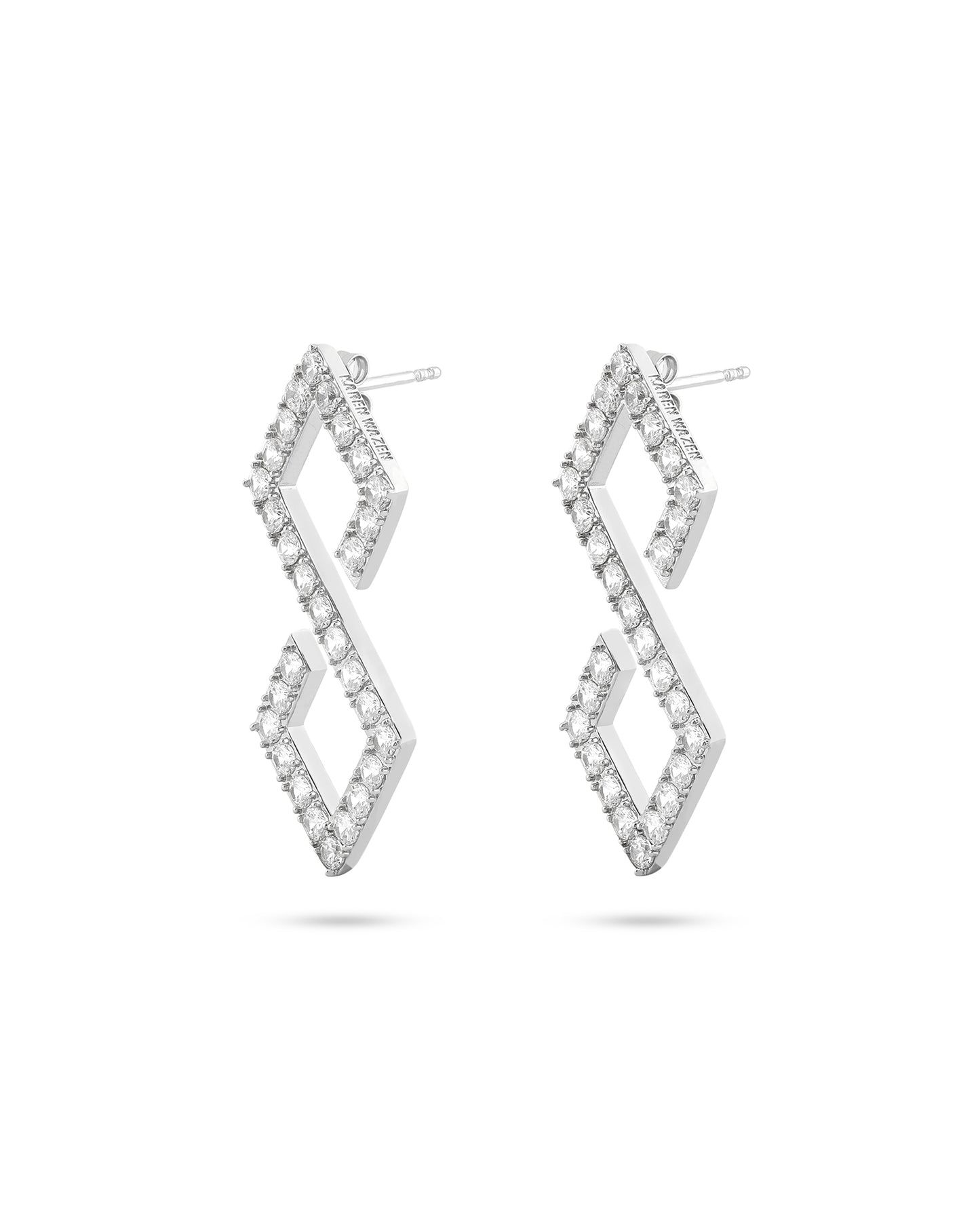 Bond Silver Jeweled - 40MM - KAREN WAZEN