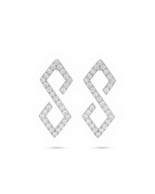 Bond Silver Jeweled - 40MM - KAREN WAZEN
