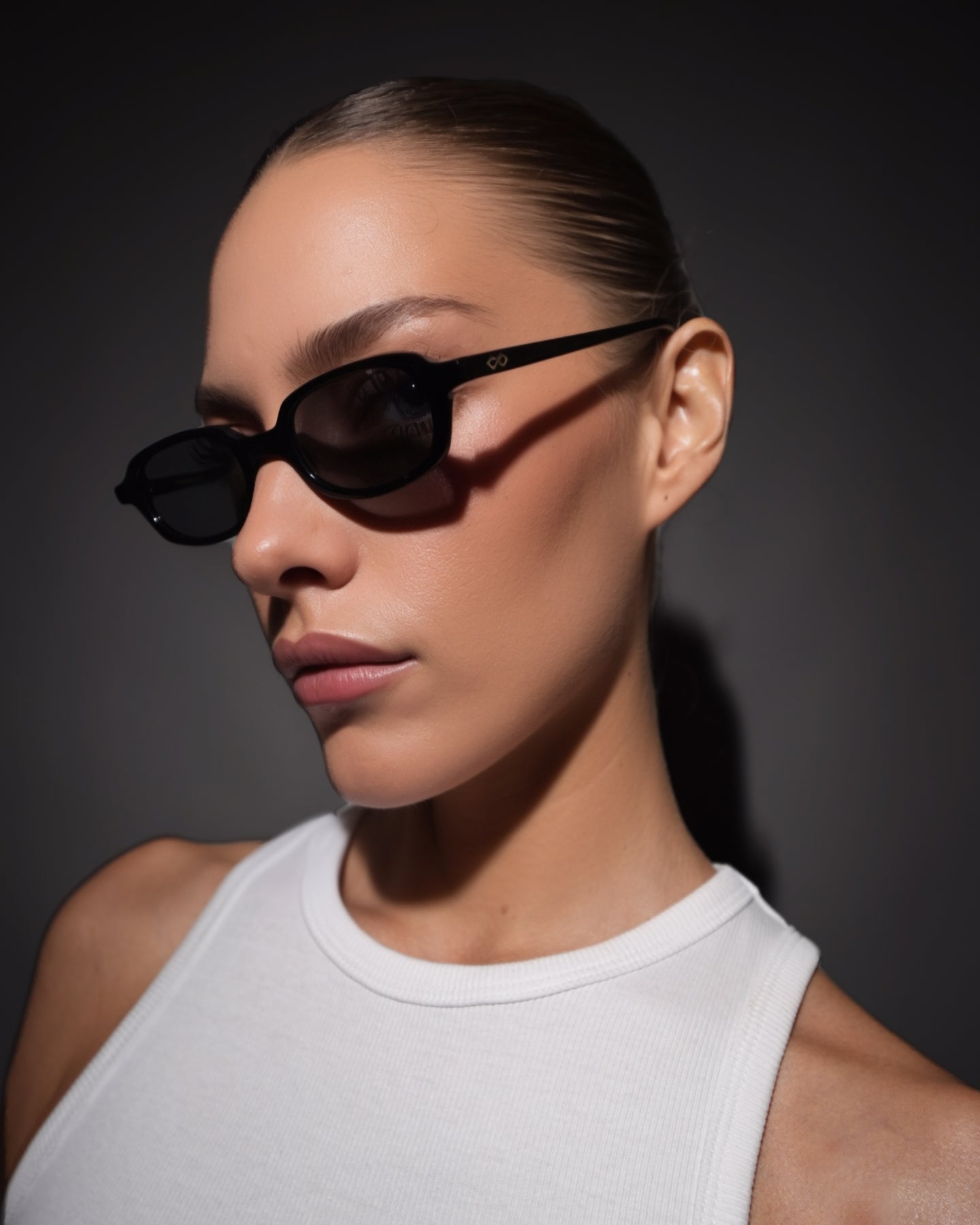 Carolyn - Black - Sunglasses - KAREN WAZEN