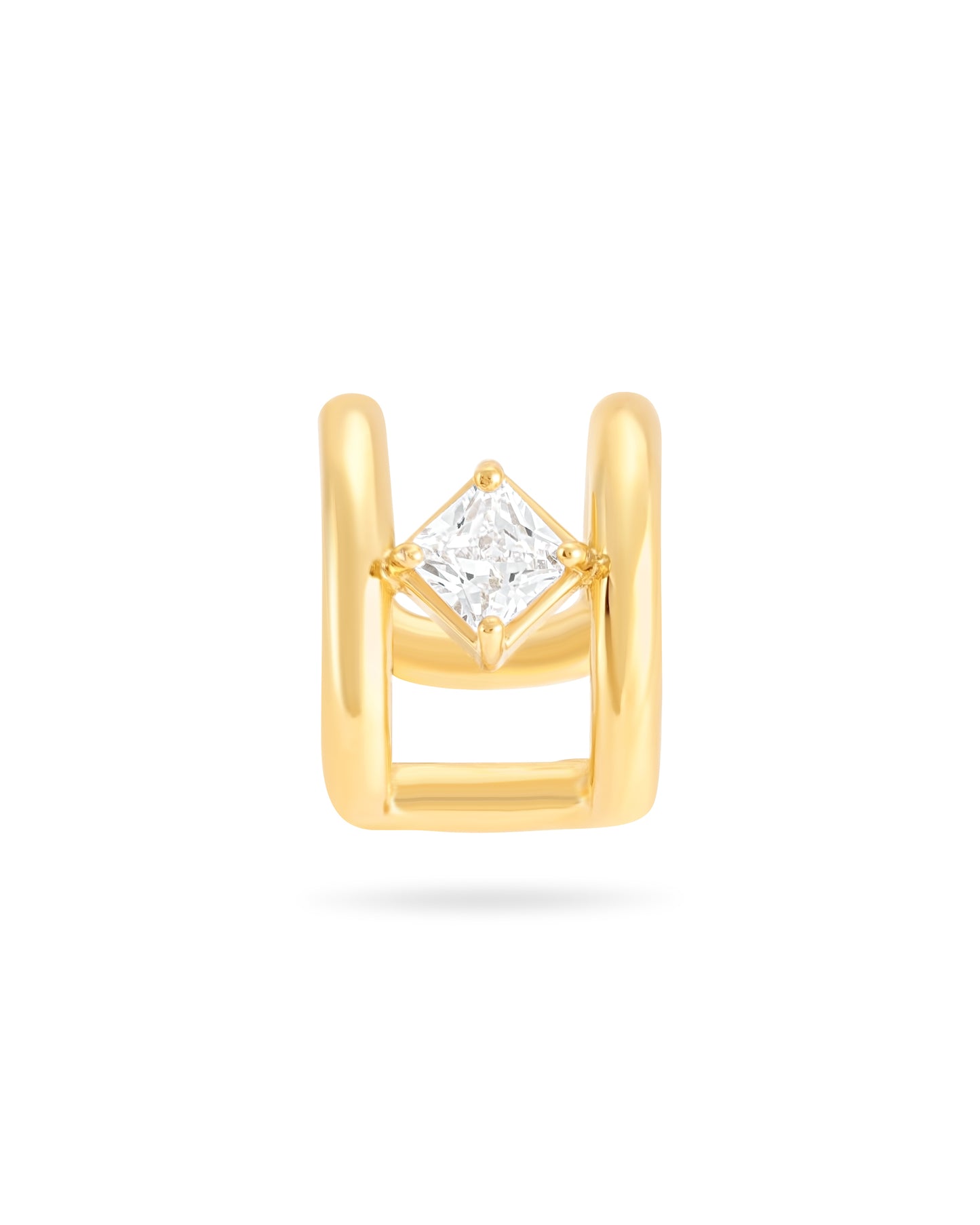 Axis Cuff Earrings - Gold