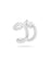Axis Cuff Earrings - Silver
