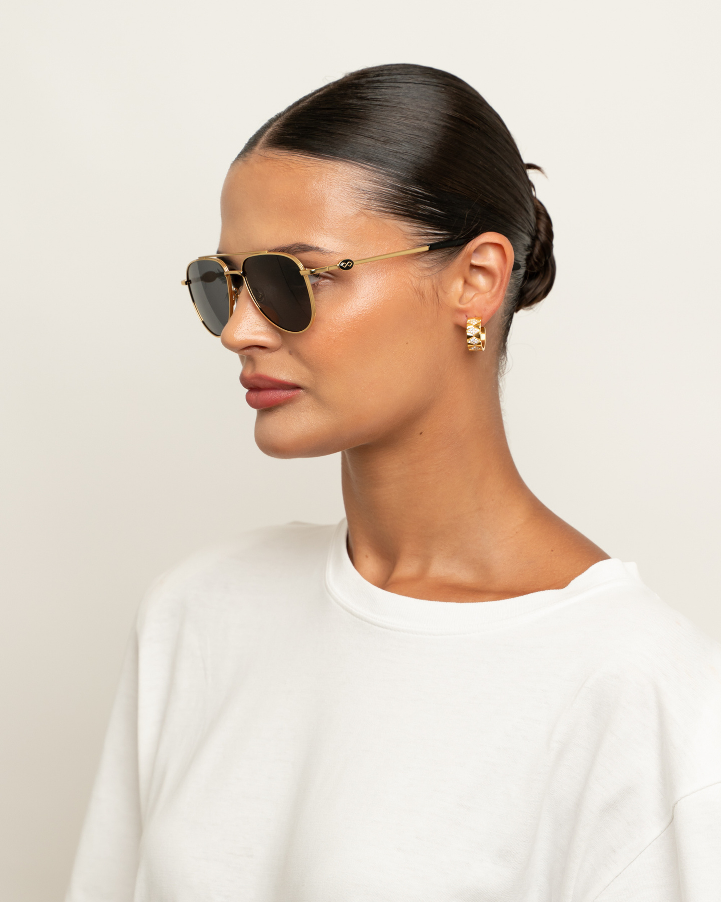 Aya - Black Sunglasses