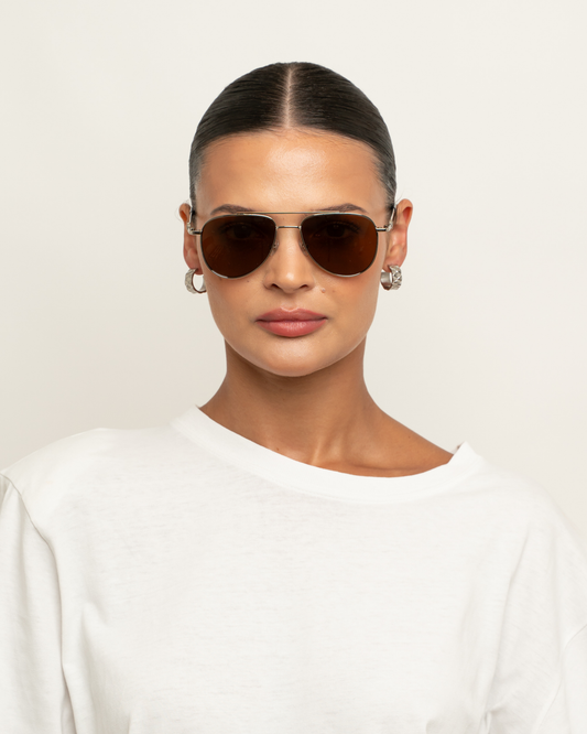 Aya - Brown Sunglasses