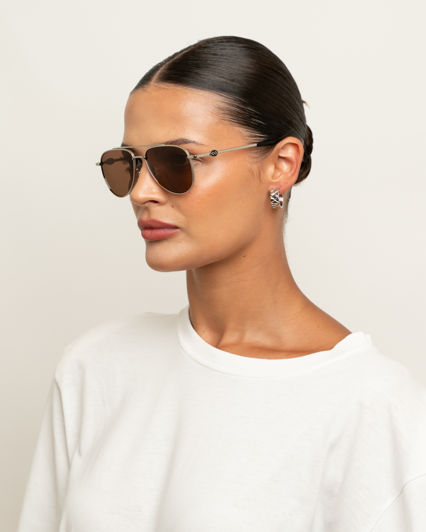 Aya - Brown Sunglasses