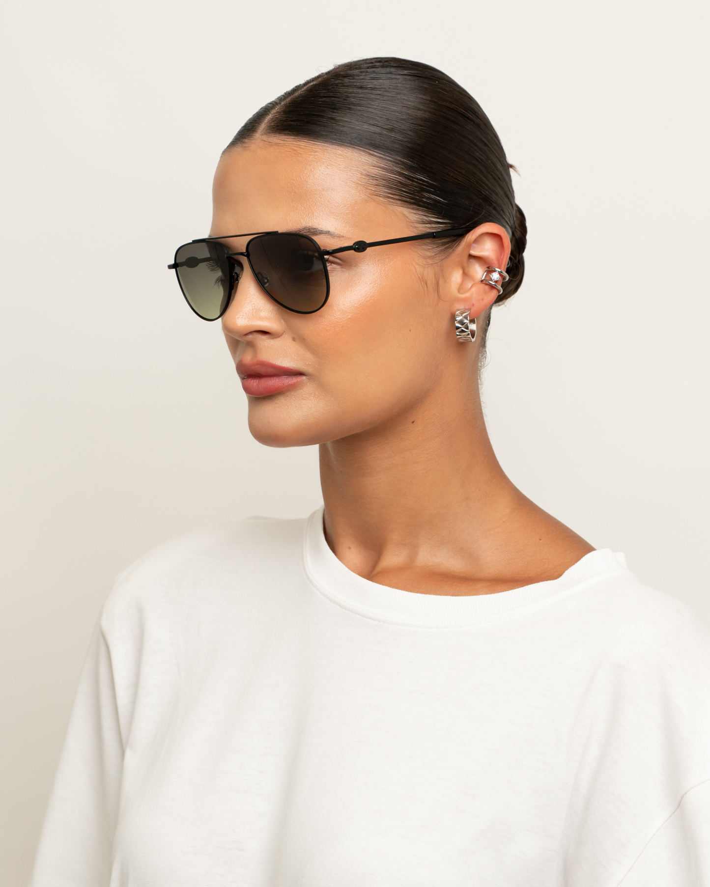 Aya - Olive Sunglasses